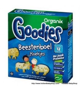 Organix Goodies beasts lot biscuits 12 months